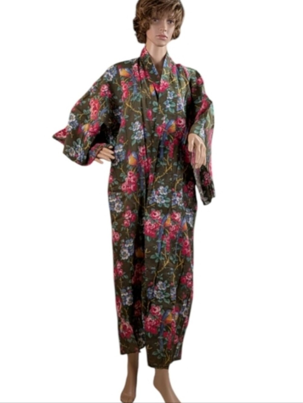 Vintage 40s Yukata Style Kimono For Kitty Rescue! - Picture 2 of 8